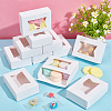 Rectangle Folding Paper Storage Boxes CON-WH0106-01B-02-5