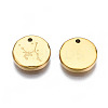 316 Surgical Stainless Steel Charms STAS-S116-418G-G-3