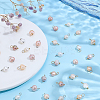 60Pcs 2 Colors Natural Cultured Freshwater Pearl Two Sides Polished Charms PEAR-ME0001-03-5