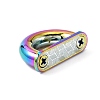 Rainbow Color Alloy Bag Suspension Clasps DIY-WH0304-418-3