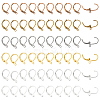 60Pcs 6 Colors Brass Leverback Earring Findings KK-LP0001-24-1