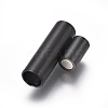 304 Stainless Steel Magnetic Clasps with Glue-in Ends STAS-I120-52MB-C-2