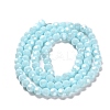 Electroplate Opaque Glass Beads Strands EGLA-A035-P6mm-A10-2