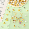600Pcs 2 Colors CCB Plastic Beads CCB-PA0001-04D-5