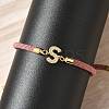 Adjustable Nylon Cord Bracelets X-BJEW-C096-01G-19-3