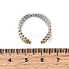 Adjustable 304 Stainless Steel Cuff Rings for Women RJEW-B150-01GP-10-5