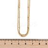 304 Stainless Steel Double Layer Necklaces for Women NJEW-D304-01G-3