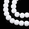 Opaque Solid Color Glass Beads Strands GLAA-T032-P4mm-02-2