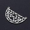 Non-Tarnish 201 Stainless Steel Pendants STAS-S105-JN913-1-2