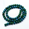 Synthetic Chrysocolla Beads Strands X-G-I199-34-8mm-2