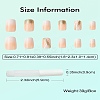 ABS Plastic Full Cover Press On False Nails DIY-CJC0006-15-8