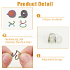 8Pcs 4 Styles Stainless Steel Cuff Earrings EJEW-HS0001-10MC-4