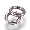 Tarnish Resistant 304 Stainless Steel Soldered Closed Jump Rings STAS-M274-024A-1