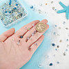 210Pcs 14 Colors Electroplate Transparent Glass Beads EGLA-PH0001-50-3