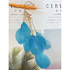 Bohemian Style Alloy Chain with Feather Tassel Cuff Earrings FS-WGB03F7-08-2