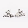 Tibetan Style Alloy Puppy Pendants LS-TIBEP-0399-S-FF-3