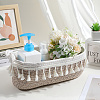 Cotton Rope Woven Storage Basket AJEW-WH20020-153C-4