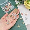 40Pcs 10 Colors Alloy Pendants FIND-FH0003-79-3