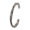 Viking Word Always in My Heart 304 Stainless Steel Enamel Cuff Bangles for Women BJEW-Z092-10P-5
