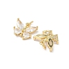 Brass with Cubic Zirconia Pendants KK-Q068-05G-2