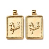 304 Stainless Steel Pendants STAS-C184-11G-01-1