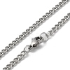 Non-Tarnish 304 Stainless Steel Double Layer Pendant Necklaces LS-NJEW-D047-04P-4