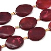 Natural Fire Crackle Agate Beads Strands G-P605-L03-01C-2