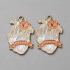 Alloy Enamel Pendants FIND-CJC0011-26B-1