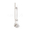 Golf Club Alloy Cubic Zirconia Brooches LS-JEWB-M050-01P-01-1