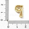 Brass Micro Pave Cubic Zirconia Pendants KK-A300-02G-P-3