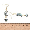 Natural Paua Shell Dangle Earrings for Women EJEW-JE07077-6