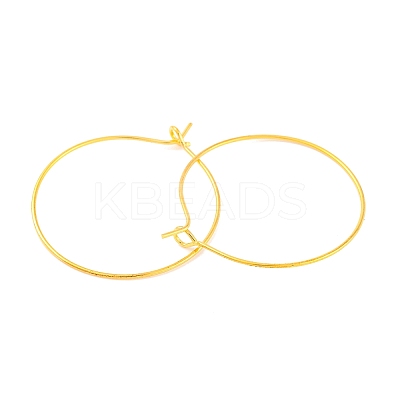 Brass Wine Glass Charm Rings Hoop Earrings X-EC067-3G-1