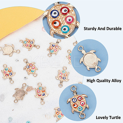 Alloy Enamel Connector Charms ENAM-PH0002-26-1