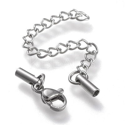 Tarnish Resistant 304 Stainless Steel Curb Chain Extender STAS-K195-29P-014-1