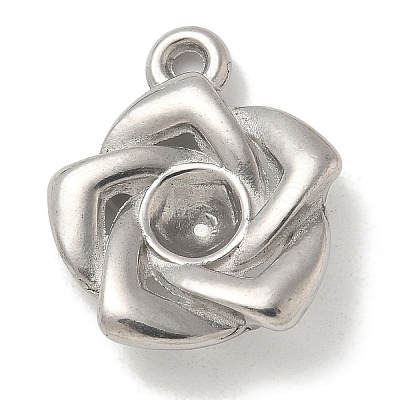 Anti-Tarnish 304 Stainless Steel Pendants STAS-Q334-17P-1