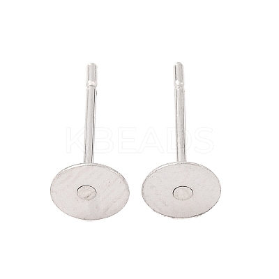 Tarnish Resistant 304 Stainless Steel Stud Earring Findings STAS-E025-5-1