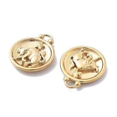 PVD Vacuum Plating 304 Stainless Steel Rhinestone Pendants STAS-R130-01G-01-1