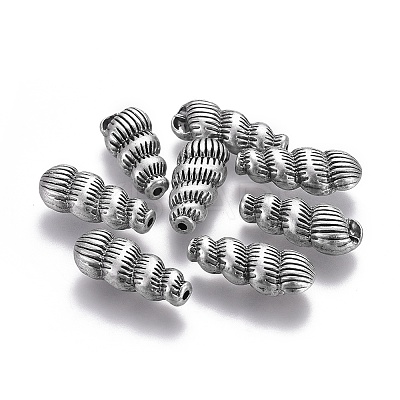 Tibetan Style Alloy Beads TIBEB-A004-029TAS-NR-1