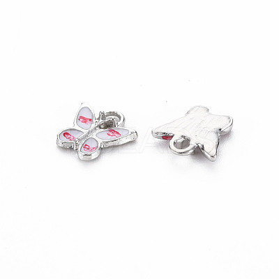 Platinum Tone Alloy Links Connectors  PALLOY-T081-06-RS-1