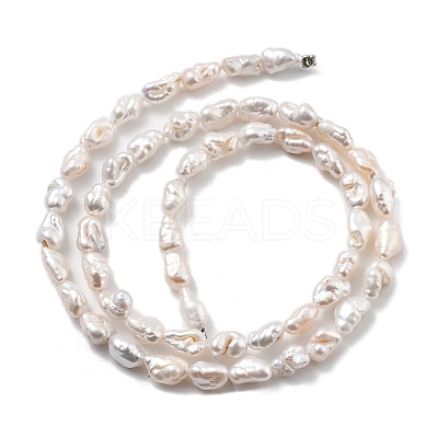 Natural Baroque Keshi Pearl Beads Strands PEAR-P064-06A-01A-1