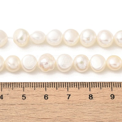 Natural Cultured Freshwater Pearl Beads Strands PEAR-A006-09H-X-1