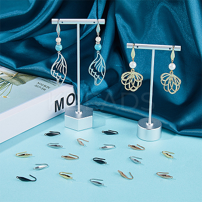 80Pcs 4 Colors 316 Surgical Stainless Steel Earring Hooks STAS-SC0009-23-1