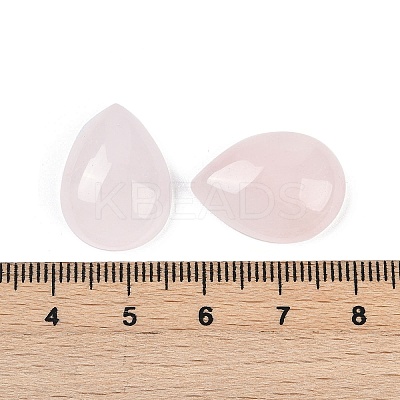 Natural Rose Quartz Cabochons G-H094-01A-07-1