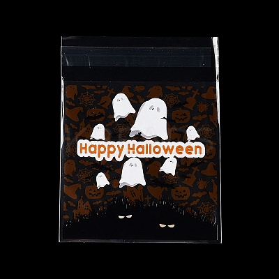 Halloween Theme Plastic Bakeware Bag OPP-Q004-01C-1