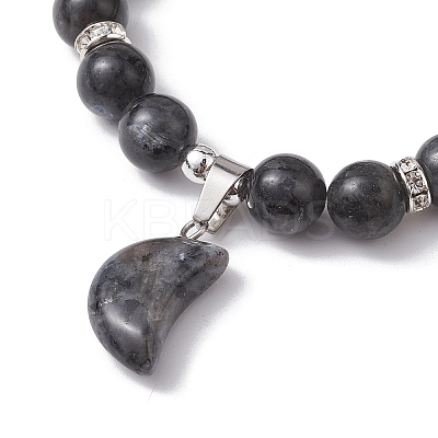 2Pcs 2 Style Natural & Synthetic Mixed Gemstone Stretch Bracelets Set BJEW-JB10166-1