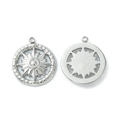 Non-Tarnish 304 Stainless Steel Charms STAS-L269-012P-1
