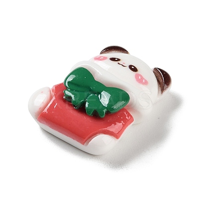 Christmas Theme Opaque Resin Cabochons LS-RESI-F053-B03-1