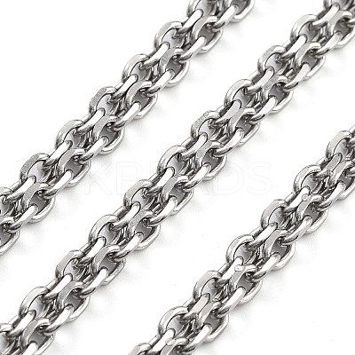 Non-Tarnish 304 Stainless Steel Cable Chain CHS-H026-07B-P-1