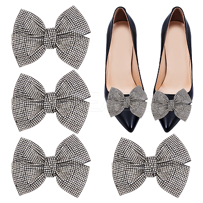 4Pcs Rhinestone Shoe Buckle Clips FIND-FG0003-13A-1