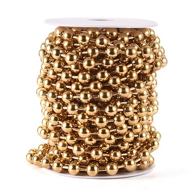 PVD Vacuum Plating 304 Stainless Steel Ball Chains CHS-F009-01J-G-1